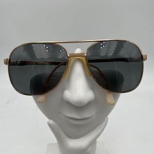 Vintage Adensco Gold Pilot Sunglasses Frames Tennis
